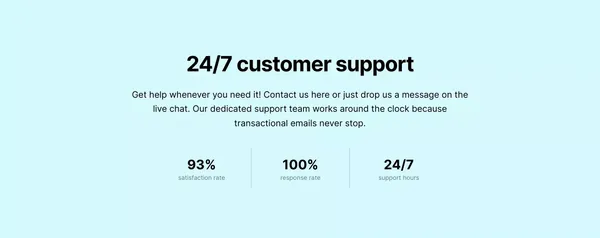 Transactional email service that delivers    -        MailerSend - Landing design inspiration