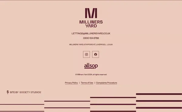 Milliners Yard — A tapestry of Urban Living - Landing design inspiration