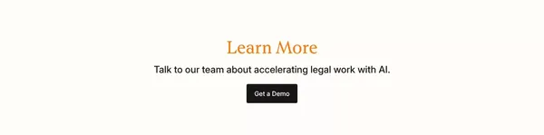 Robin | Legal AI | AI-Powered Contract Software - Landing design inspiration