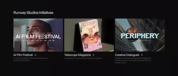 Runway | Tools for human imagination. - Landing design inspiration