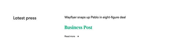 Peblo | Paying creators faster - Landing design inspiration