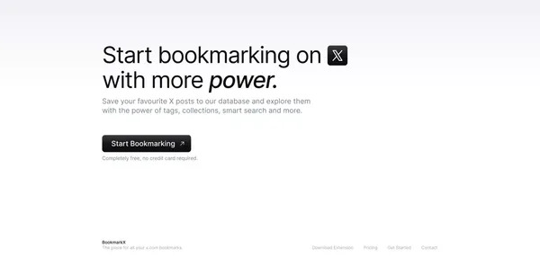 Bookmarkx - Landing design inspiration