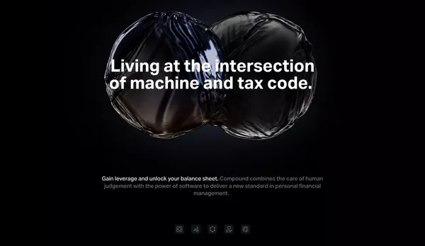 Compound - Financial Management for Startup Founders and Employees - Landing design inspiration