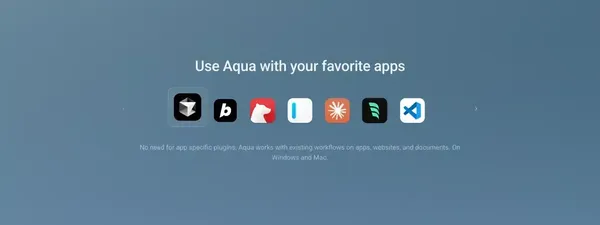 Aqua Voice - Fast Voice Input for Mac and Windows - Landing design inspiration