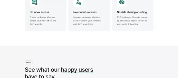 Recurrr - Landing design inspiration