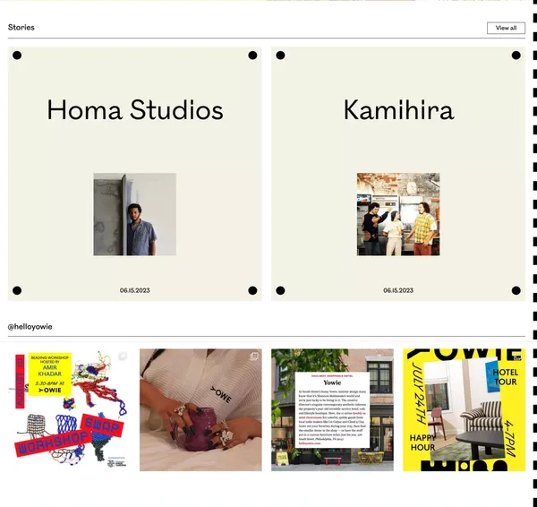 Yowie - Landing design inspiration