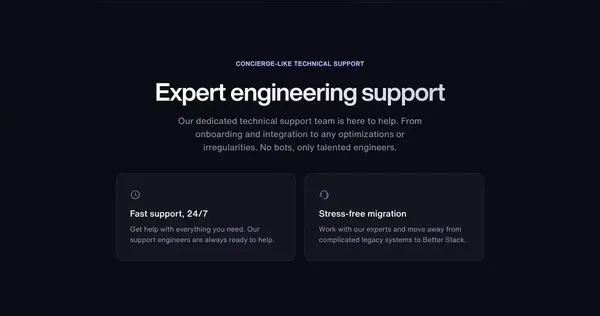 Enterprise | Better Stack - Landing design inspiration