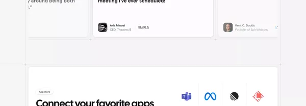 Cal.com | Open Scheduling Infrastructure - Landing design inspiration