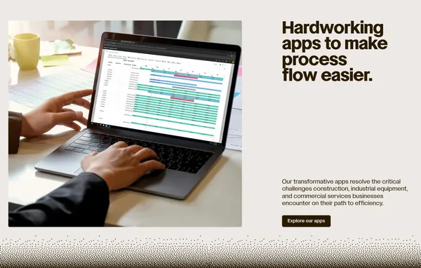 RUX | Field Service and Asset Management Software - Landing design inspiration