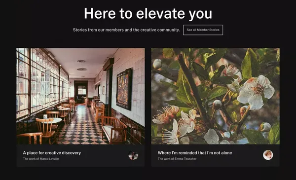 VSCO | Photo & Video Editing App & Sharing Platform - Landing design inspiration