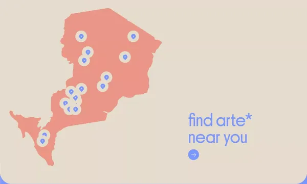 arte* - Landing design inspiration