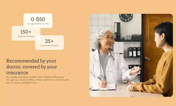 Daylight Health - Landing design inspiration