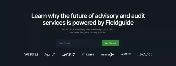 Fieldguide Advisory & Audit Cloud - Landing design inspiration