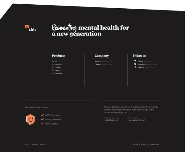 tobehonest-voila - Landing design inspiration