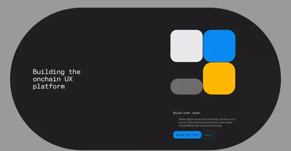 Reown | The onchain UX platform — Reown - Landing design inspiration