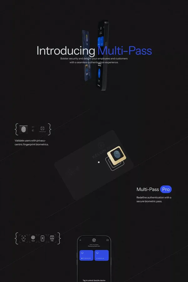 Kelvin Zero - Landing design inspiration