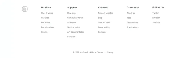 Effortless Online Scheduling Tool for Teams - YouCanBookMe - Landing design inspiration
