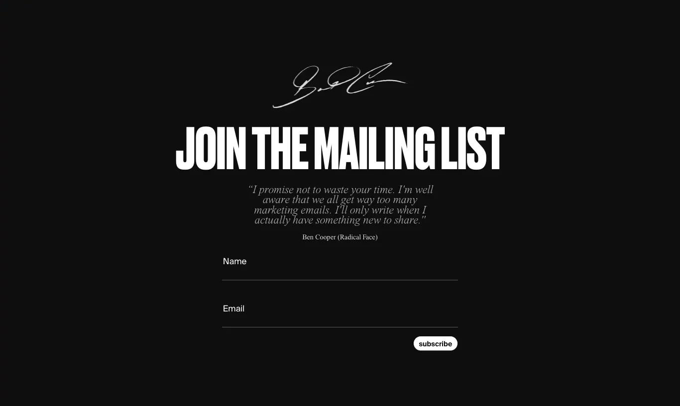 Call to action