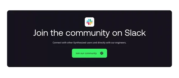 The first API-driven synthetic data generation platform - Synthesized - Landing design inspiration