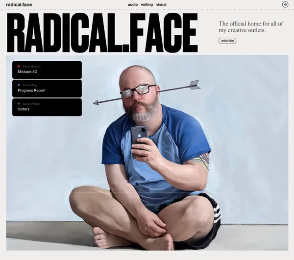 Radical Face - Music, Writing, and Art | Radical Face - Portfolio design inspiration
