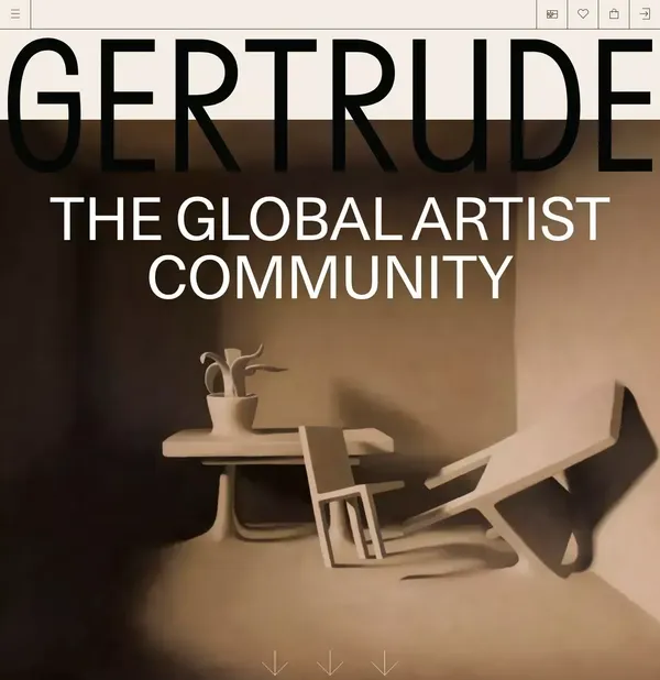Gertrude - Landing design inspiration