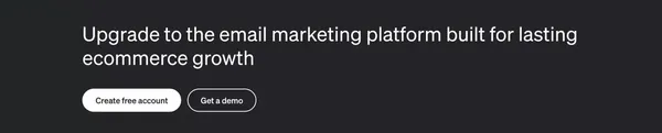 Klaviyo: Marketing Automation Platform for Email & SMS - Landing design inspiration