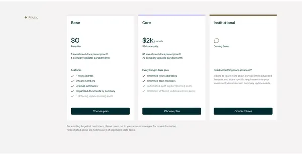 Relay | AngelList - Landing design inspiration