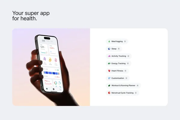 Bright OS | Your Super App for Health - Landing design inspiration