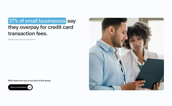 Uvid | Lowering Credit Card Processing Fees - Landing design inspiration