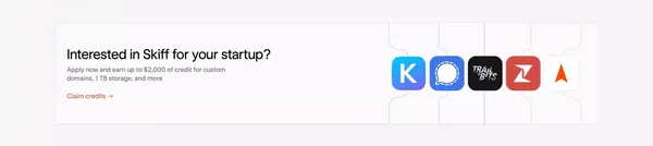 Skiff - Private, encrypted, and Web3 email - Landing design inspiration