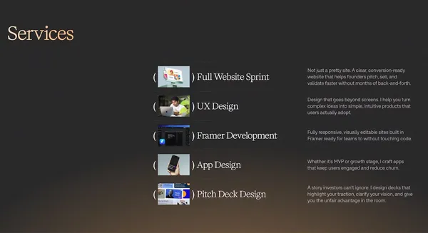 Harsh Shah - Portfolio design inspiration