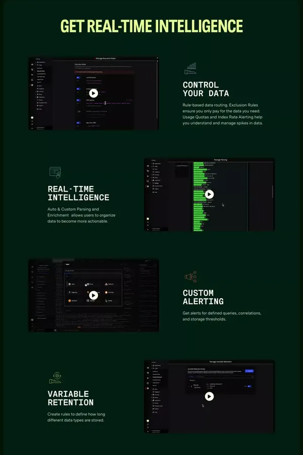 Observability Data Pipeline & Log Analysis Solutions | Mezmo - Landing design inspiration