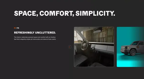 SLATE Auto | The Customizable EV That Works for You - Landing design inspiration