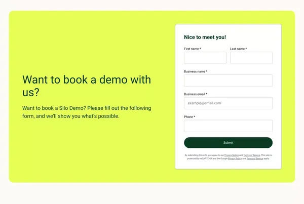 Produce Software For Wholesale Distributors, Growers, & Shippers | Silo - Landing design inspiration