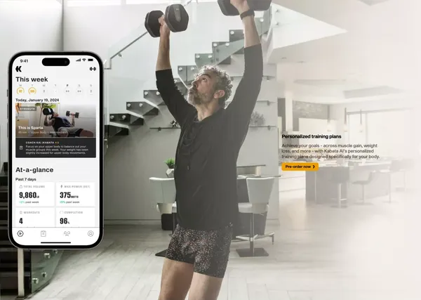 Kabata | The World's First AI-Powered Dumbbells - Landing design inspiration