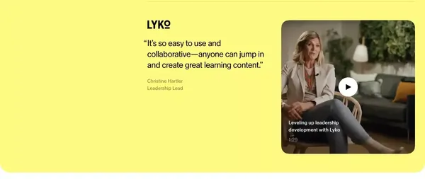 Personalized, collaborative learning | Sana Labs - Landing design inspiration