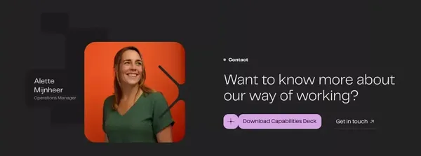 No-Code Agency & Webflow Partner for Ambitious Brands | Cut the Code - Landing design inspiration