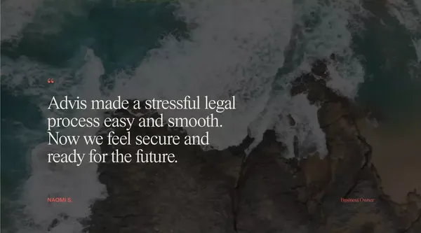 Advis Law - Landing design inspiration