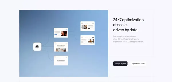Coframe – Automate Website Growth 24/7 - Landing design inspiration