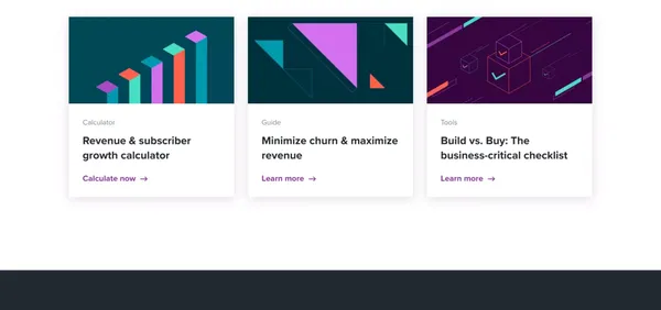 Recurly - Landing design inspiration