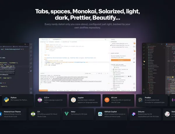 GitHub Codespaces · GitHub - Landing design inspiration