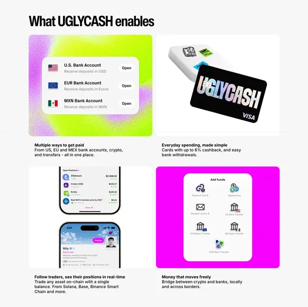 UGLYCASH - Landing design inspiration