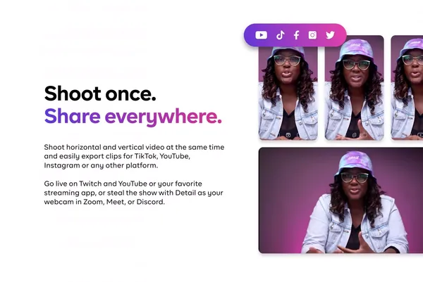 Detail â Capture everything - Landing design inspiration