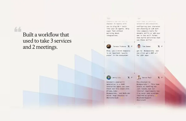 Composio - The Skill Layer of AI - Landing design inspiration