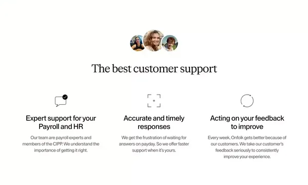 Onfolk · All-in-one Payroll & HR - Landing design inspiration