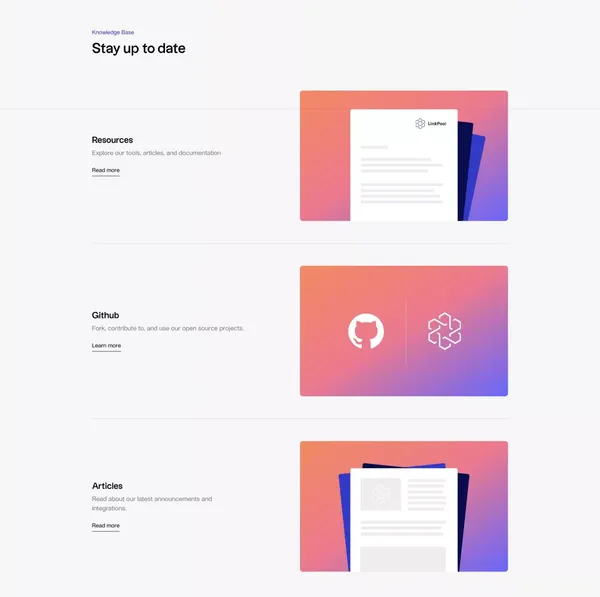 LinkPool - Chainlink node services you can trust. - Landing design inspiration