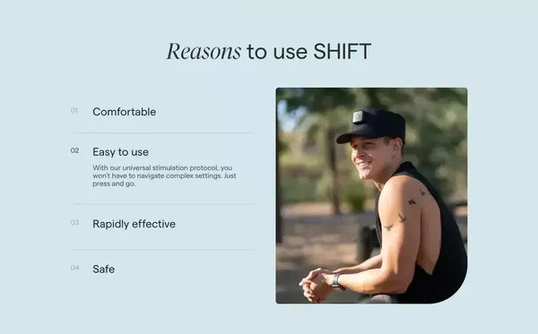 Fluxwear — Mentally and Physically ‍Recover with SHIFT - Landing design inspiration
