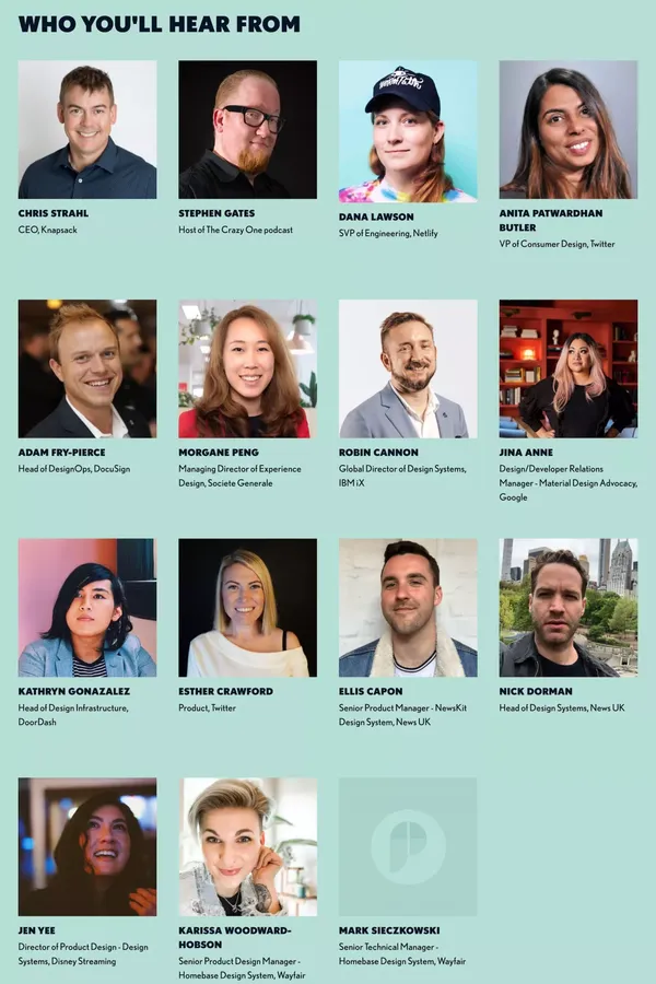 Patterns 2022 | Design Systems Retreat for Leaders - Landing design inspiration