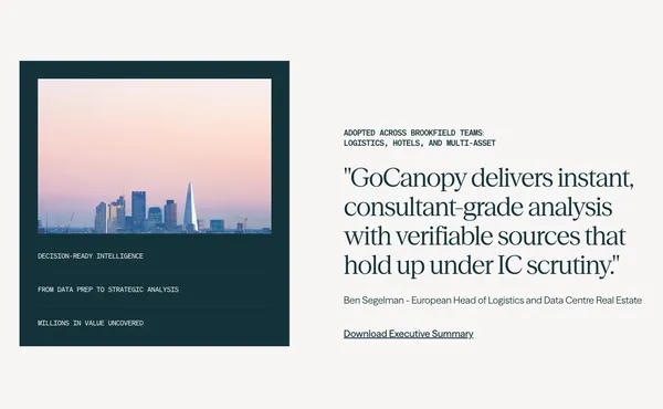 Real Estate Investment Management Platform | GoCanopy - Landing design inspiration