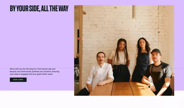 Relesys | Empower your frontline team with our on-the-go app - Landing design inspiration